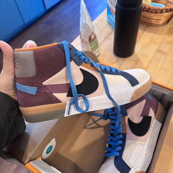 Nike SB Blazer Mid Mosaic Brown - Picture 2 of 5